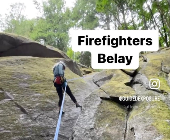 Rock Rescue: Firefighters Back Up Rappel
