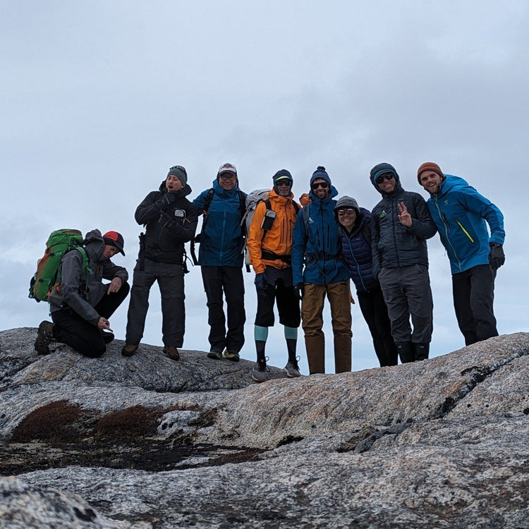 after a guided ski trip in east greenland kulusuk the group prepares for a departure
