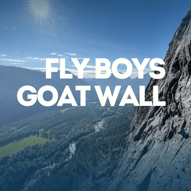 Mountainous landscape with Fly Boys Goat Wall