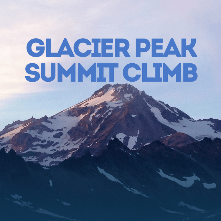Snow-capped mountain peak with Glacier Peak Summit Climb chocolate cool glacier