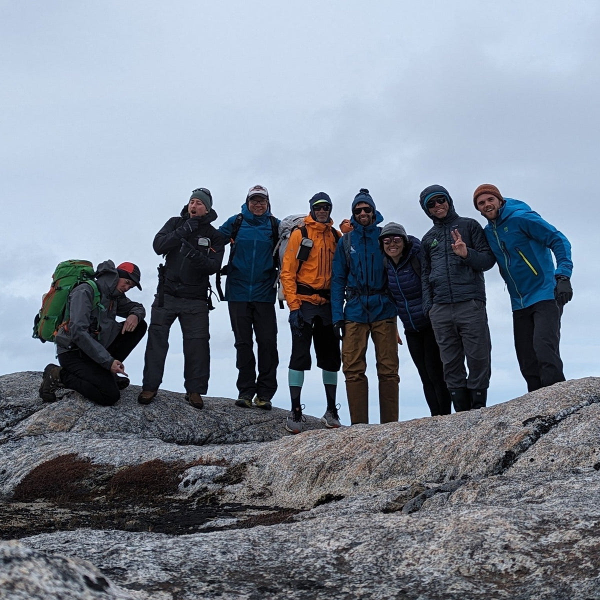 after a guided ski trip in east greenland kulusuk the group prepares for a departure