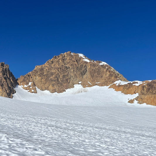 the sisters glacier below south twin sister looking at the north east ridge