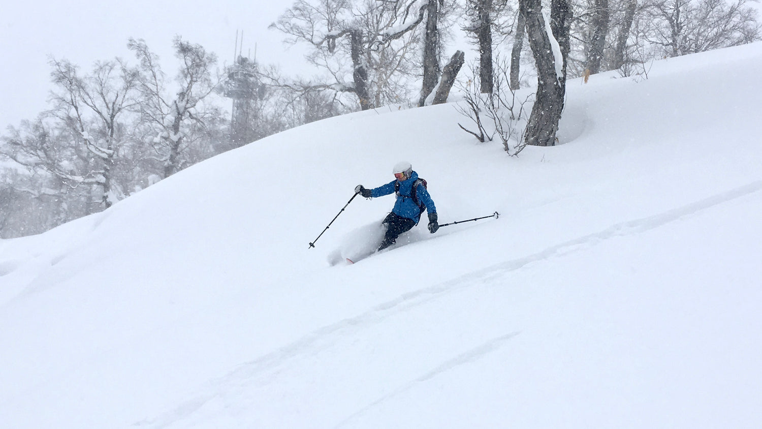 From steeps to cruiser runs Japan has something for everyone. From alpine lines to fun forest runs this skier enjoyed every turn along the way in Furano Hokkaido Japan.